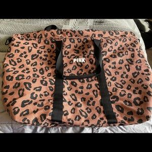 Pink Cheetah Print Vacation Bag